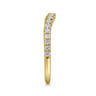 14K Yellow Gold Diamond Matching Wedding Band - 0.3 ct
