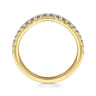 14K Yellow Gold Diamond Matching Wedding Band - 0.3 ct
