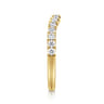 14K Yellow Gold Diamond Matching Wedding Band - 0.4 ct