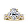 14K Yellow Gold Diamond Matching Wedding Band - 0.4 ct