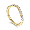 14K Yellow Gold Diamond Matching Wedding Band - 0.4 ct