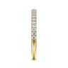 14K Yellow Gold Diamond Matching Wedding Band - 0.25 ct