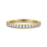 14K Yellow Gold Diamond Matching Wedding Band - 0.3 ct