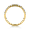 14K Yellow Gold Diamond Matching Wedding Band - 0.3 ct