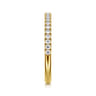 14K Yellow Gold Diamond Matching Wedding Band - 0.22 ct