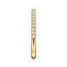 14K Yellow Gold Diamond Matching Wedding Band - 0.22 ct
