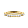 14K Yellow Gold Diamond Matching Wedding Band - 0.4 ct