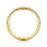 14K Yellow Gold Diamond Matching Wedding Band - 0.4 ct