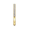 14K Yellow Gold Diamond Matching Wedding Band - 0.22 ct