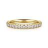 14K Yellow Gold Diamond Matching Wedding Band - 0.4 ct
