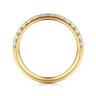 14K Yellow Gold Diamond Matching Wedding Band - 0.4 ct