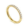 14K Yellow Gold Diamond Matching Wedding Band - 0.4 ct