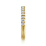 14K Yellow Gold Diamond Matching Wedding Band - 0.4 ct
