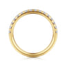 14K Yellow Gold Diamond Matching Wedding Band - 0.4 ct