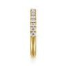14K Yellow Gold Diamond Matching Wedding Band - 0.4 ct