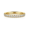 14K Yellow Gold Diamond Matching Wedding Band - 0.4 ct