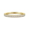 14K Yellow Gold Diamond Matching Wedding Band - 0.22 ct