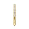 14K Yellow Gold Diamond Matching Wedding Band - 0.22 ct