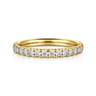 14K Yellow Gold Diamond Matching Wedding Band - 0.4 ct