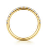 14K Yellow Gold Diamond Matching Wedding Band - 0.4 ct