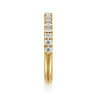 14K Yellow Gold Diamond Matching Wedding Band - 0.4 ct