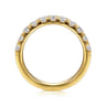 14K Yellow Gold Diamond Matching Wedding Band - 0.8 ct