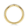 14K Yellow Gold Diamond Matching Wedding Band - 0.3 ct