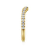 14K Yellow Gold Diamond Matching Wedding Band - 0.3 ct