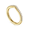 14K Yellow Gold Diamond Matching Wedding Band - 0.3 ct