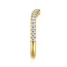 14K Yellow Gold Diamond Matching Wedding Band - 0.3 ct