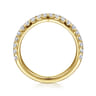 14K Yellow Gold Diamond Matching Wedding Band - 0.5 ct