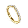 14K Yellow Gold Diamond Matching Wedding Band - 0.5 ct