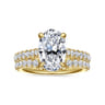 14K Yellow Gold Diamond Matching Wedding Band - 0.5 ct