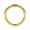 14K Yellow Gold Diamond Matching Wedding Band - 0.8 ct