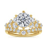 14K Yellow Gold Diamond Matching Wedding Band - 0.25 ct