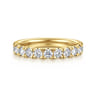 14K Yellow Gold Diamond Matching Wedding Band - 0.8 ct