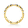 14K Yellow Gold Diamond Matching Wedding Band - 0.8 ct