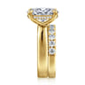 14K Yellow Gold Diamond Matching Wedding Band - 0.8 ct