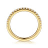 14K Yellow Gold Diamond Matching Wedding Band - 0.3 ct