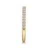 14K Yellow Gold Diamond Matching Wedding Band - 0.3 ct