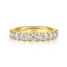 14K Yellow Gold Diamond Matching Wedding Band - 0.8 ct