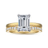 14K Yellow Gold Diamond Matching Wedding Band - 0.3 ct