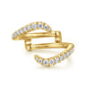14K Yellow Gold Diamond Matching Wedding Band - 0.3 ct