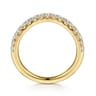14K Yellow Gold Diamond Matching Wedding Band - 0.4 ct