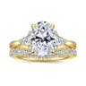 14K Yellow Gold Diamond Matching Wedding Band - 0.4 ct