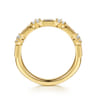 14K Yellow Gold Diamond Matching Wedding Band - 0.6 ct