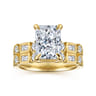 14K Yellow Gold Diamond Matching Wedding Band - 0.6 ct