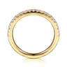 14K Yellow Gold Diamond Matching Wedding Band - 0.3 ct