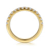 14K Yellow Gold Diamond Matching Wedding Band - 0.55 ct