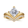 14K Yellow Gold Diamond Matching Wedding Band - 0.25 ct